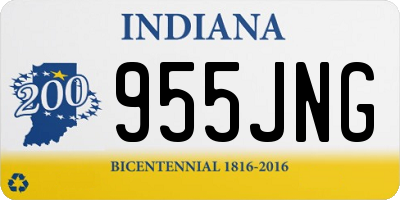 IN license plate 955JNG