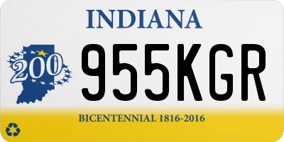 IN license plate 955KGR