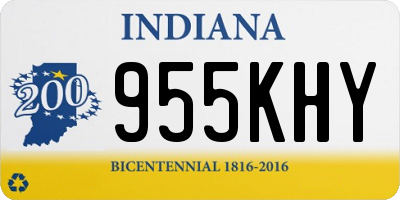 IN license plate 955KHY