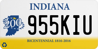 IN license plate 955KIU