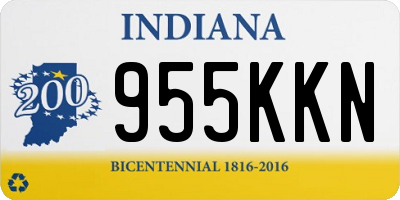 IN license plate 955KKN