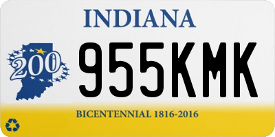 IN license plate 955KMK