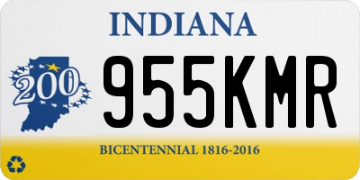 IN license plate 955KMR