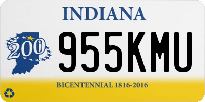 IN license plate 955KMU