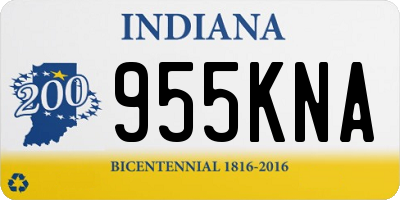 IN license plate 955KNA