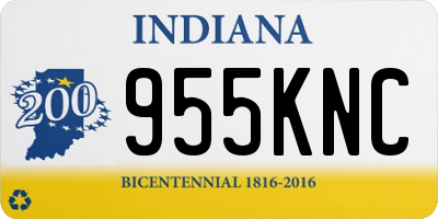 IN license plate 955KNC