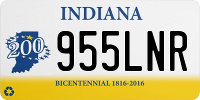 IN license plate 955LNR