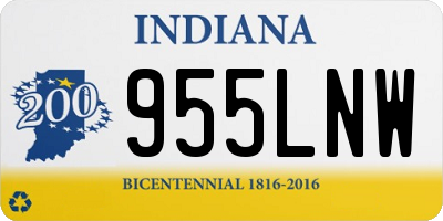 IN license plate 955LNW