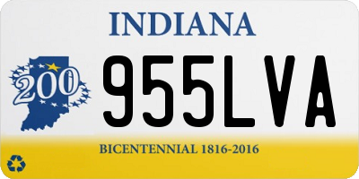 IN license plate 955LVA