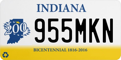 IN license plate 955MKN