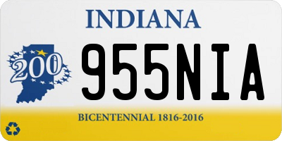 IN license plate 955NIA