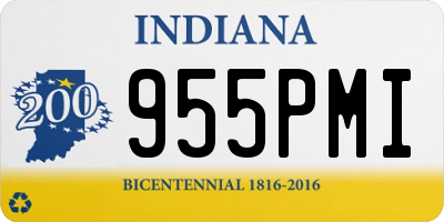 IN license plate 955PMI