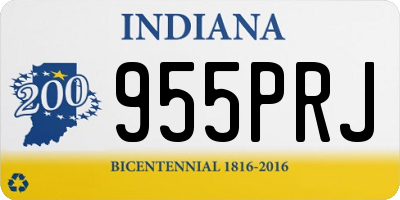 IN license plate 955PRJ
