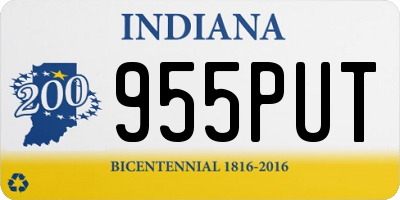 IN license plate 955PUT