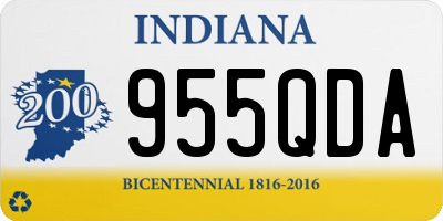 IN license plate 955QDA