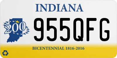 IN license plate 955QFG