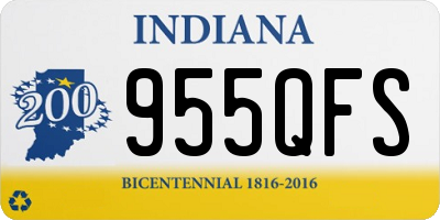 IN license plate 955QFS
