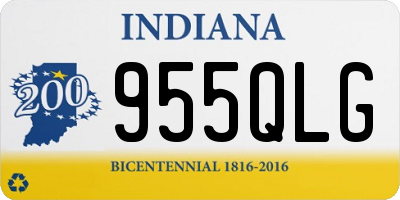 IN license plate 955QLG