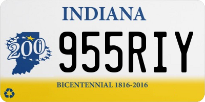 IN license plate 955RIY