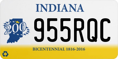 IN license plate 955RQC