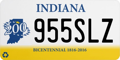 IN license plate 955SLZ