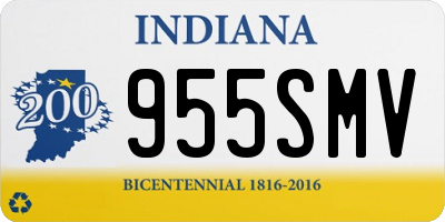IN license plate 955SMV