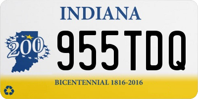 IN license plate 955TDQ