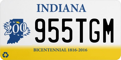 IN license plate 955TGM