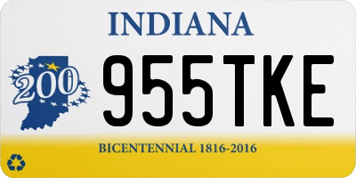 IN license plate 955TKE