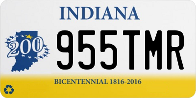 IN license plate 955TMR