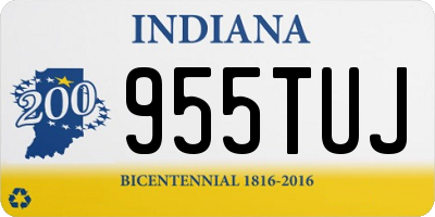 IN license plate 955TUJ