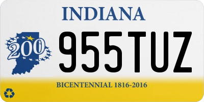 IN license plate 955TUZ