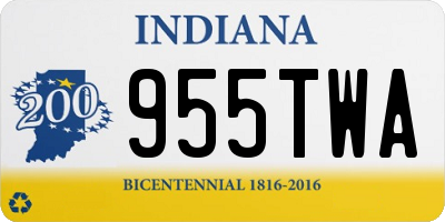 IN license plate 955TWA
