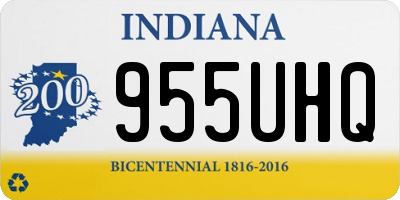 IN license plate 955UHQ