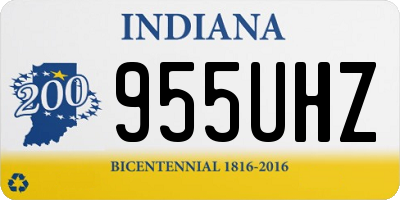 IN license plate 955UHZ