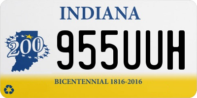 IN license plate 955UUH