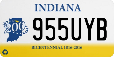 IN license plate 955UYB