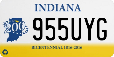 IN license plate 955UYG