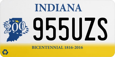 IN license plate 955UZS