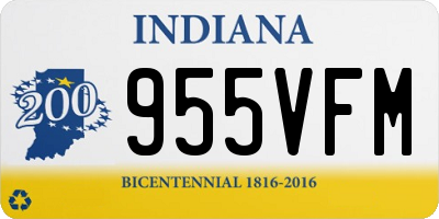 IN license plate 955VFM