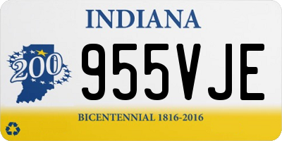 IN license plate 955VJE