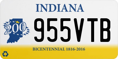 IN license plate 955VTB
