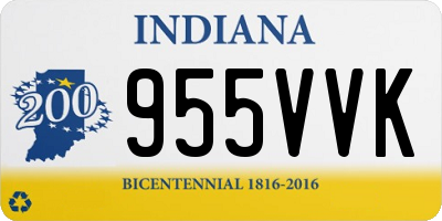 IN license plate 955VVK