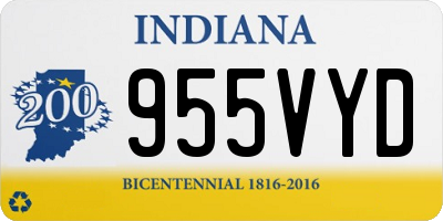 IN license plate 955VYD