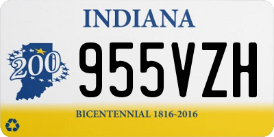 IN license plate 955VZH