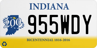 IN license plate 955WDY