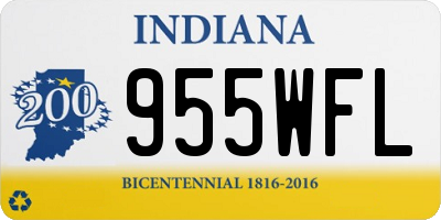 IN license plate 955WFL