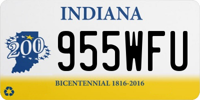 IN license plate 955WFU