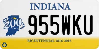 IN license plate 955WKU