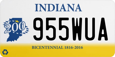 IN license plate 955WUA